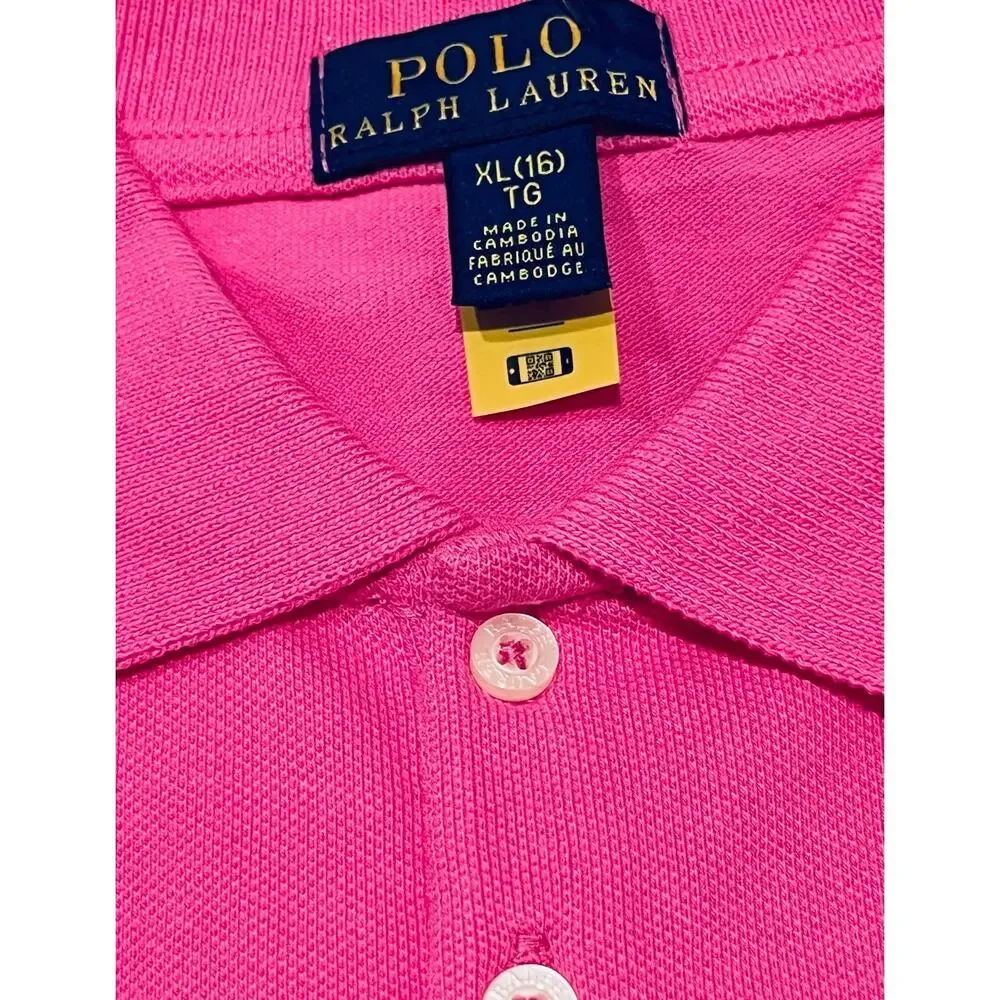 NWT❤️Polo Ralph Lauren Girls Cotton dress szXL